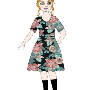 Vildaklänning Saga – Decication Pastell