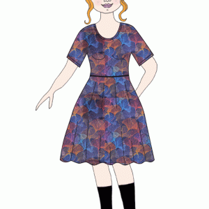 Förhandsbokning Vildaklänning Saga, Ginko