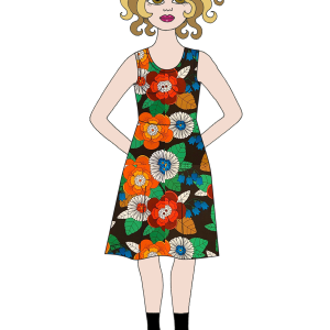 Vildaklänning Maria – Dedication Retro