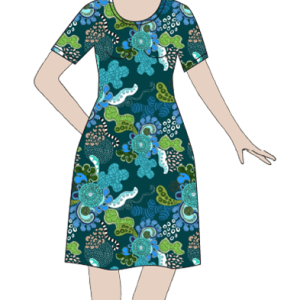 Förhandsbokning Vildaklänning Jenny – Monsun BLÅ