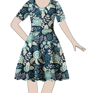 Förhandsbokning Vildaklänning Saga – Hedvig mint