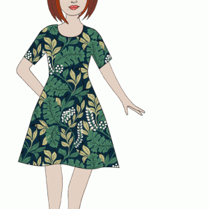 Klänning Brita, EVA petrol