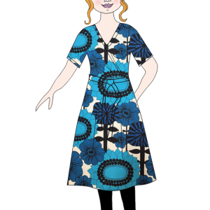 Klänning Astrid, Albertina blå