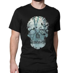 Dödskalle T-Shirt  Dark Forest