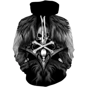 Dödskalle Tröja  Winged Skull