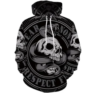 Dödskalle Tröja  Snake Skull