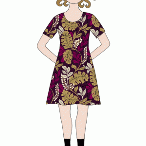 Förhandsbokning Vildaklänning Jenny, Eva vin ALE