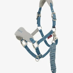 LeMieux Vogue Headcollar & Leadrope Ice Blue, grimma och grimskaft
