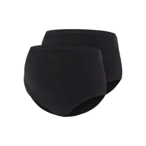 Mamalicious MLHEAL Graviditetsbyxor - 2-pack - Svart