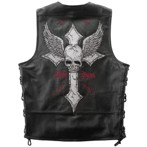 Dödskalle MC-Väst  Gothic Chopper