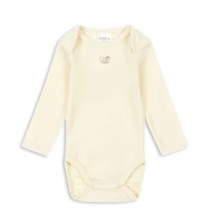Fanga Fontana Erba Body - Langærmet - Uld - Beige Melange
