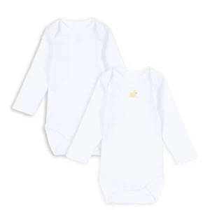 Fanga Fontana Piscina Body - Langærmet - 2-pak - OCS - Optic White