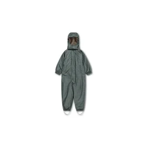 Konges Sløjd Regn Vattentät Overall - Laurel Blue Check