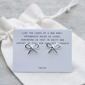 Charmiga rosettörhängen i 925 sterling silver