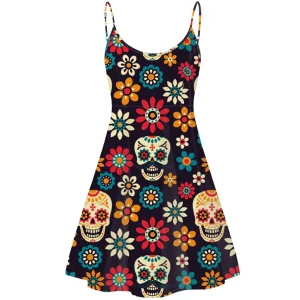 Dödskalle Klänning  Mexican Skulls