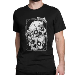 Dödskalle T-Shirt  Mushroom Skulls