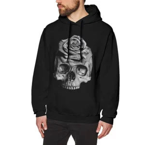 Dödskalle Tröja  Skull Rose