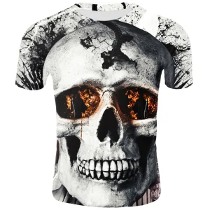 Dödskalle T-Shirt  Internal Fire