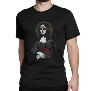 Dödskalle T-Shirt  Mona Lisa