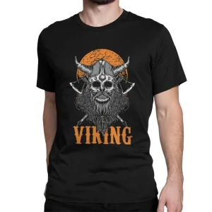 Dödskalle T-Shirt  Valhalla Viking