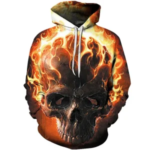 Dödskalle Tröja  Burned Skull