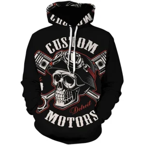 Dödskalle Tröja  Detroit Motors