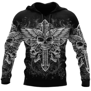 Dödskalle Tröja  Grave Cross